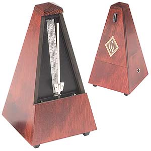 Wittner Traditional Metronome: Mahogany, matte finish