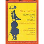 Romanian Folk Dances for Cello and Piano; Bela Bartok (Masters Music Publications)