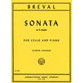 Sonata in G Major, for cello and piano; Jean-Baptiste Breval (International)