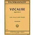 Vocalise, op. 34, no. 14, Cello; Rachmaninoff (Int)