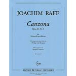 Canzona, op. 85, no. 5; Joseph Joachim Raff (Edition Butorac Munchen)