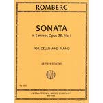 Sonata in E minor, opus 38, for cello and piano (edited by Jeffrey Solow); Bernhard Romberg (International Music Company)
