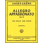Allegro Appassionato, op. 43, cello and piano (Rose); Camille Saint-Saens (International)