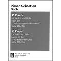 15 Two-Part Inventions, violin and viola, in score form; Johann Sebastian Bach (Breitkopf & Haartel)