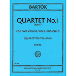 String Quartet no.1, op. 7, parts; Bela Bartok (International)