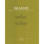 Piano Trio for violin, cello, and piano, after Sextet in B-flat Major, op. 18 (urtext); Johannes Brahms (Barenreiter Verlag)