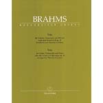 Piano Trio for violin, cello, and piano, after Sextet in B-flat Major, op. 18 (urtext); Johannes Brahms (Barenreiter Verlag)