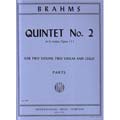 String Quintet no.2, G Maj. op.111(2 violas);Brahms (Int)