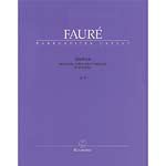 Piano Quartet no. 1 in C Minor, op. 15 (urtext): Gabriel Faure (Barenreiter Verlag)