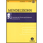 Concerto in E Min., op.64, Study Score/CD; Mendelssohn