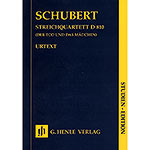 String Quartet in D Minor, D. 810, study score; Franz Schubert (G. Henle)
