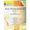 Easy String Quartets, volume 1, score and parts; Various (Lathamn Music)