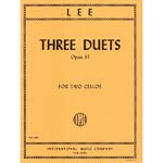 Three Duets, op. 37, for two cellos; Lee (Int)