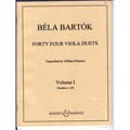 44 Viola Duos, book 1; Bela Bartok (Boosey & Hawkes)