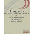 Allegretto from op. 76/2, viola quartet (Joshua Missal); Joseph Haydn (Tempo Press)