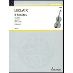 Six Sonatas, op.12, book 1, violas; LeClair (Schott Edition)