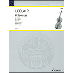 Six Sonatas, op.12, book 2, violas; LeClair (Schott Edition)