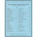 Scottish Tunes for 2 Violins, arranged by Deborah Greenblatt (Greenblatt & Seay Publications)