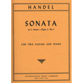Trio Sonata in C Minor, Op. 2, No. 1, 2 violins and piano; Handel (International)