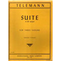 Suite in B flat Major for Three Violins; Telemann (International)