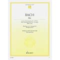 Air on the G String, from Orchestral Suite no. 3 in D Major, BWV 1068, viola and piano (Birtel); Johann Sebastian Bach (Schott)