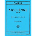 Sicilienne, op. 78, Viola anc Piano; Gabriel Faure (International)