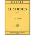 Twenty-four Studies, op. 55; Viola, Heinrich Ernst Kayser (International)