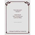 Three Transcriptions for Viola and Piano; Various (Hildegard Publishing)