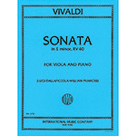 Sonata in E Minor, viola and piano; Vivaldi (International)