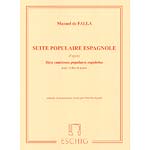 Suite Populaire Espagnole, for violin and piano; Manuel de Falla (Durand)