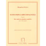 Suite Populaire Espagnole, for violin and piano; Manuel de Falla