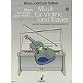 Music for Violin and Piano, volume 2; Erich and Elma Doflein (Schott)