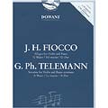 Fiocco Allegro and Sonatina, for vilolin and piano, Book/3 tempi CD; Georg Philipp Telemann (Dowani)