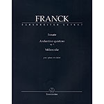 Sonata, Andante Quietoso, Op. 6, and Melancolie for violin and piano (urtext); Cesar Franck (Barenreiter)