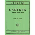 Cadenzas to Brahms' Violin Concerto; Joseph Joachim (International)