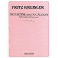 Sicilienne and Rigaudon, for violin and piano; Fritz Kreisler (Carl Fischer)