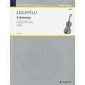 Six Sonatas for Violin and Basso Continuo, op. 8, No. 1-6; Pietro Antonio Locatelli (Schott)