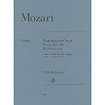 Concerto No. 4 in D Major, K.218, for violin and piano (urtext; Wolfgang Amadeus Mozart (Henle)
