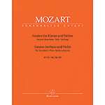 Violin Sonatas, Volume 1, K301-6, Mannheim, for piano and violin (urtext); Wolfgang Amadeus Mozart (Barenreiter)