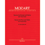 Sonatas for piano and violin, Volume 3,  Late Viennese (urtext); Wolfgang Amadeus Mozart (Barenreiter)