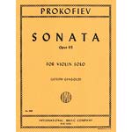 Sonata in D Major, Op. 115, for solo violin (Gingold); Sergei Prokofiev (International)