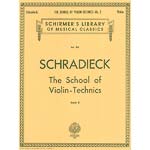 School of Violin Techniques, Book 2; Henry Schradieck (G. Schirmer)