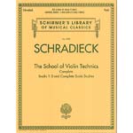 School of Violin Techniques, complete (includes Scale Studies); Henry Schradieck (G. Schirmer)