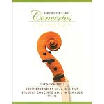 Pupil's Concerto No. 2 in G Major, Op. 13, violin/piano; Friedrich Seitz (Barenreiter Verlag)