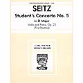 Pupil's Concerto No. 5 in D Major, Op. 22, violin/piano; Friedrich Seitz (Carl Fischer)