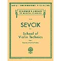 School of Violin Technics, Op. 1, Part 1, violin; Otakar Sevcik (G. Schirmer)