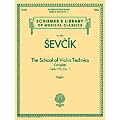 School of Violin Technics, Op. 1, complete (Parts 1-4); Otakar Sevcik (G. Schirmer)