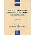 French Violin Concertante Works; Various (Durand)