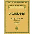 Sixty Studies, op. 45, books 1 & 2, for violin; Franz Wohlfahrt (Schirmer)