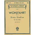 Sixty Studies, op. 45, book 2, for violin; Franz Wohlfahrt (Schirmer)